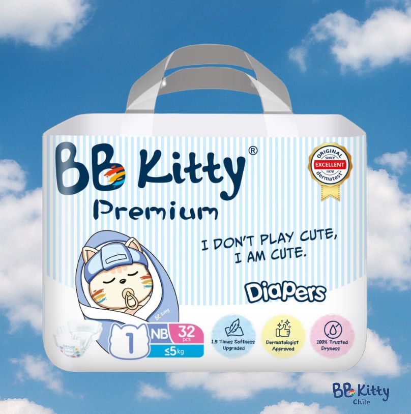 BB KITTY PAÑALES PREMIUM  RECIEN NACIDO