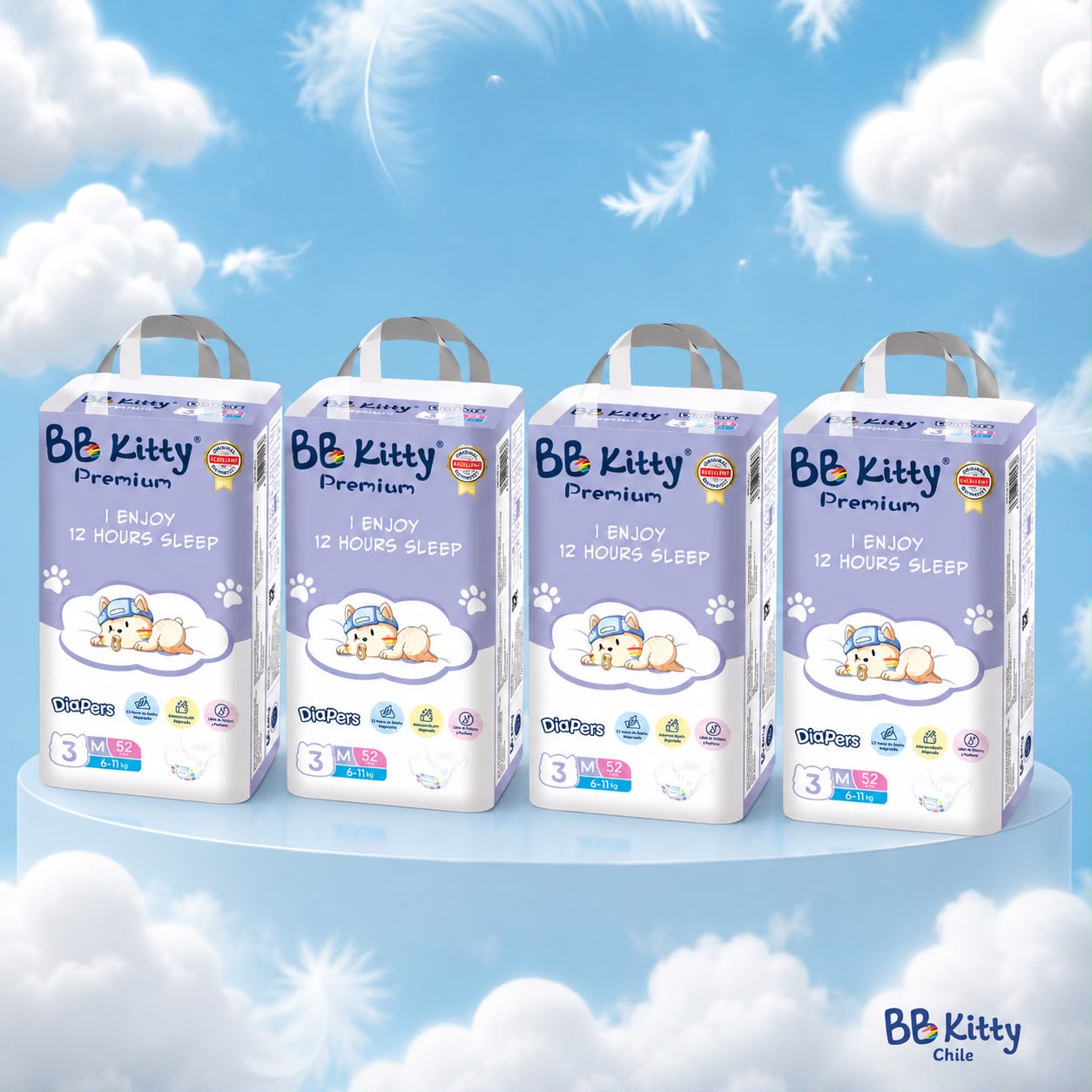 Pack de Ahorro Pañales Talla M – 104, 156 o 208 unidades
