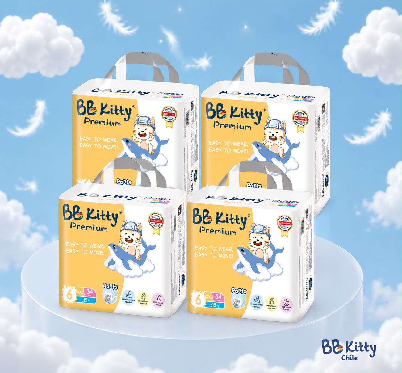 Pack de Ahorro Pañales Pants XXG – 68 o 136 unidades